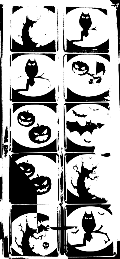 Request help extract Halloween symbols clipart