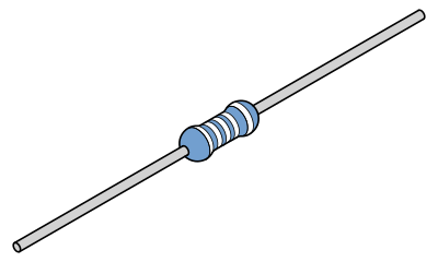 Resistor (metal film) clipart