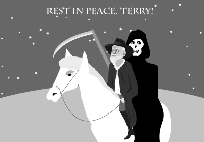 Rest in Peace, Terry Pratchett clipart
