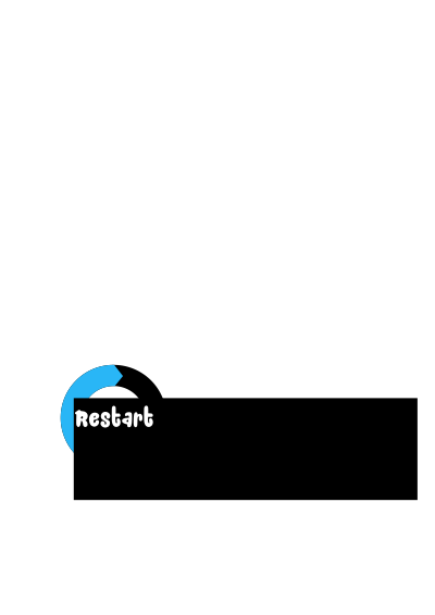 Restart button clipart