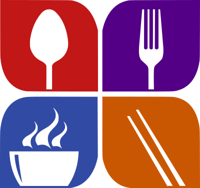 Restaurant Logo with Chopsticks clipart
