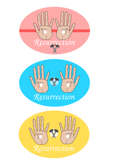Resurrection and Nails clipart