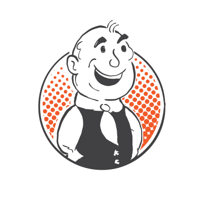 Retro Business Man clipart