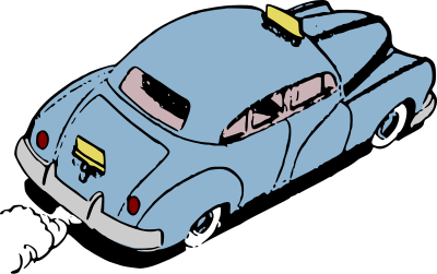 Retro car clipart