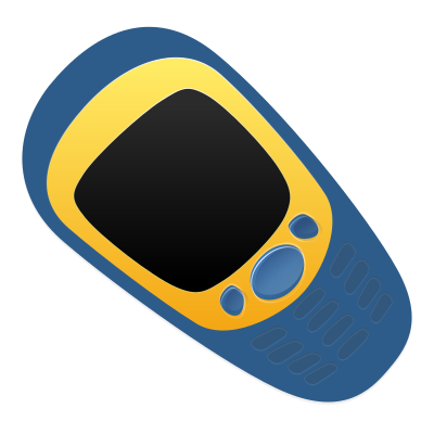 Retro cellphone clipart