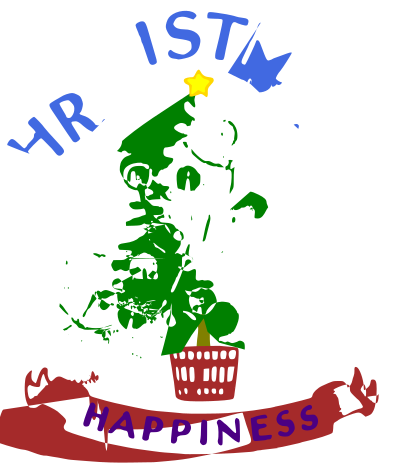 Retro Christmas Greeting 7 bis clipart