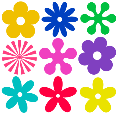 Retro Flower clipart