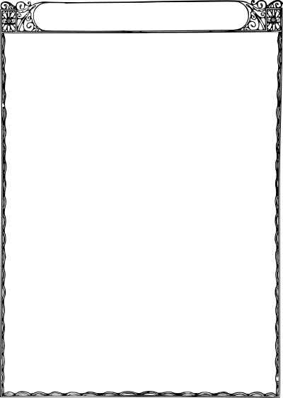 Retro frame clipart