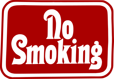Retro No Smoking Sign clipart