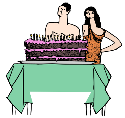 Retro Odd Birthday - Colour Remix clipart