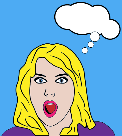 Retro Pop Art Woman clipart