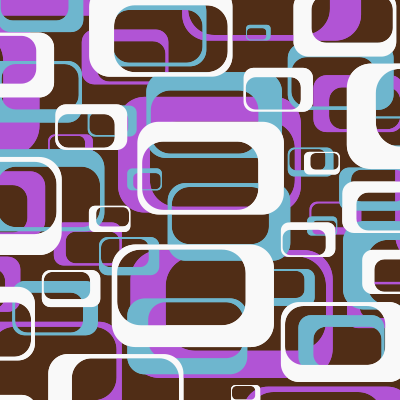 Retro shapes pattern clipart