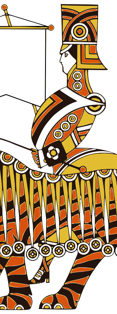 Retro Tiger Frame clipart