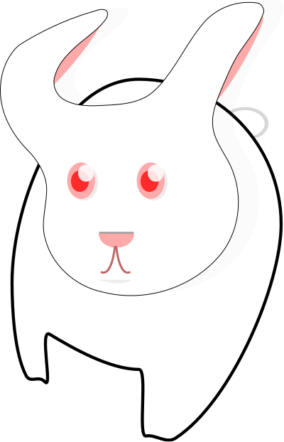 REW Rabbit clipart