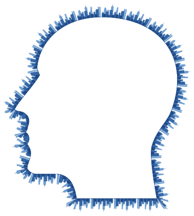 rg1024 Skyline Man Head clipart