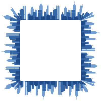 rg1024 Skyline Quadrilateral clipart