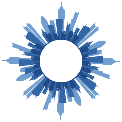 rg1024 Skyline Radial 3 clipart