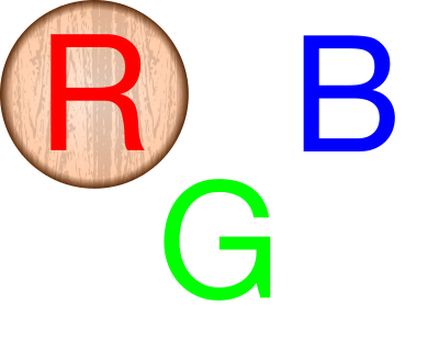 RGB barrels clipart