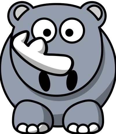 Rhino clipart