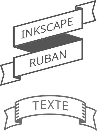 Ribbons for text clipart