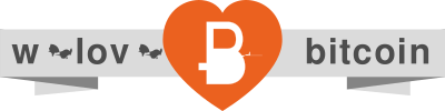 ribbonWeLoveBitcoin clipart