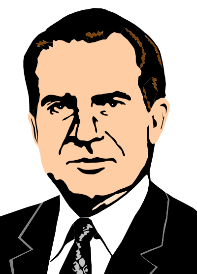 Richard m nixon clipart