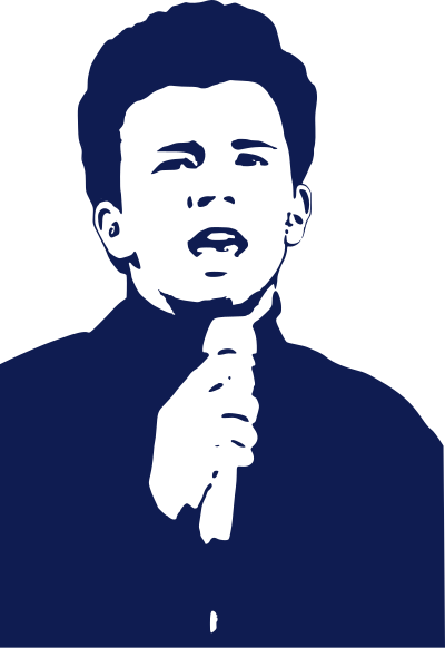 Rick Astley clipart