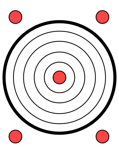 Rifle target clipart