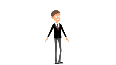 Riggedanimation character 2 clipart
