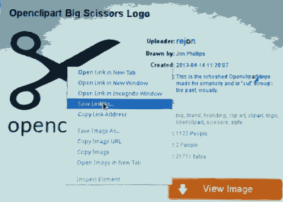 Right click save link as svg clipart