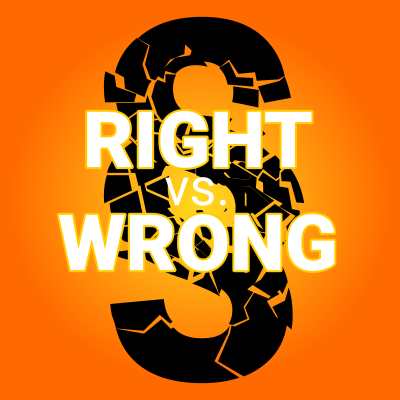 Right vs. wrong clipart