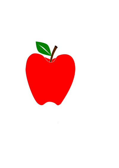 Ripe apple clipart