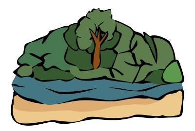 River view clipart