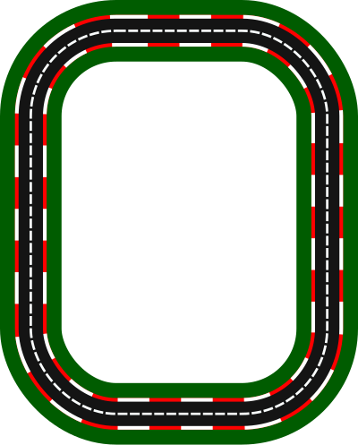 Road frame 3 clipart