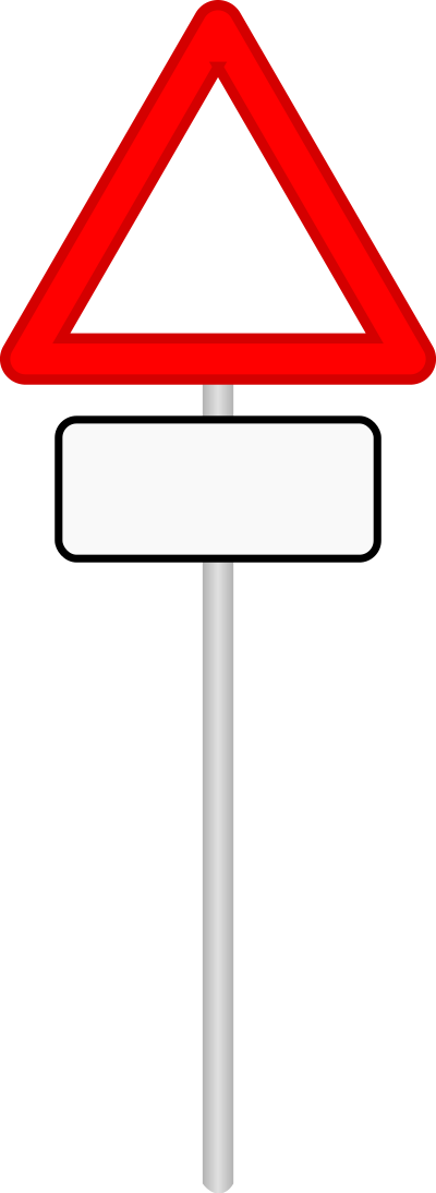 Road sign clipart