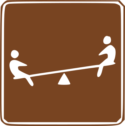 Road Sign Playground clipart