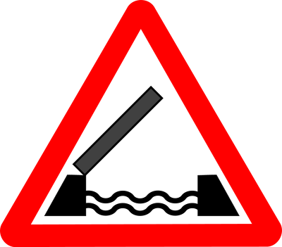 Roadsign Drawbridge clipart