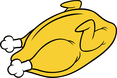 Roast chicken clipart