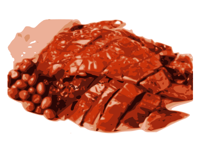 Roasted duck clipart