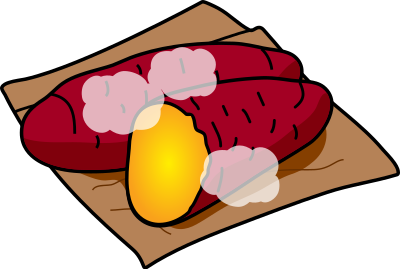 Roasted Sweet Potato clipart