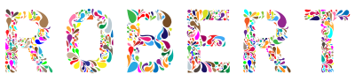 Robert Typography clipart