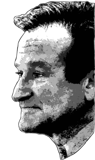Robin Williams Oilpainting clipart
