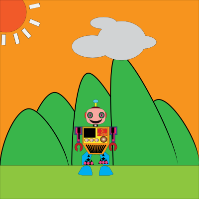Robot clipart