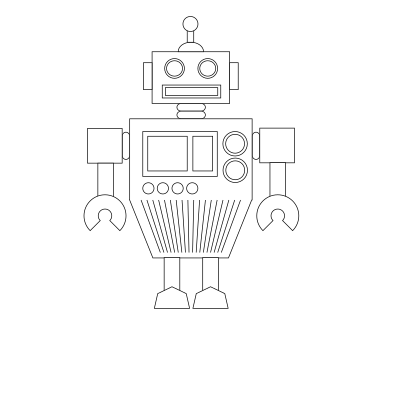 Robot clipart