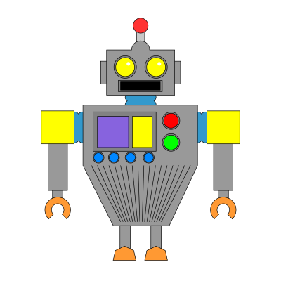 Robot 32767 clipart