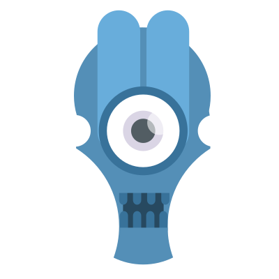 Robot head 13 clipart