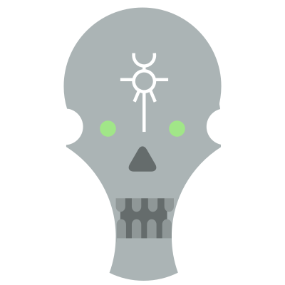 Robot head 15 clipart