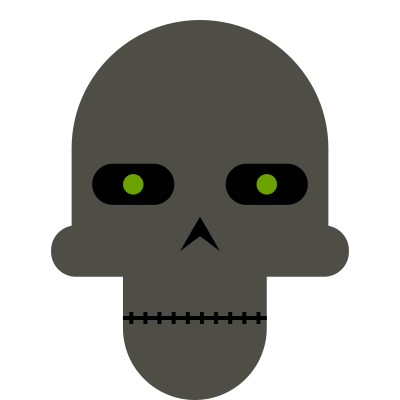 Robot head 16 clipart
