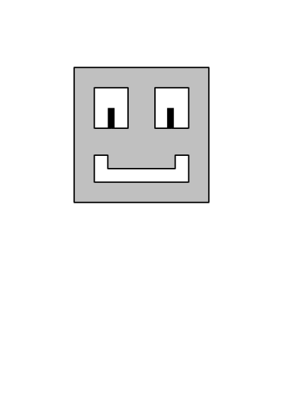 Robot head clipart