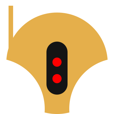 Robot head 17 clipart